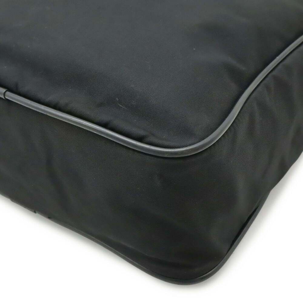 PRADA Black Leather Shoulder Bag - Picture 4 of 10